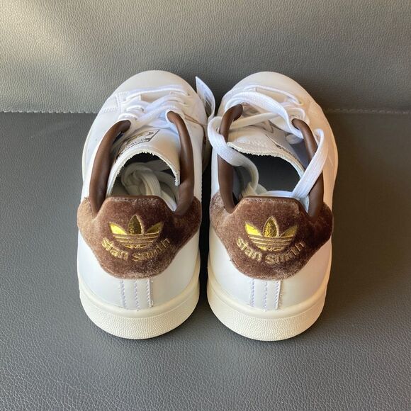 Adidas Stan Smith Cream and Brown Sneakers womens 6 - Picture 4 of 7